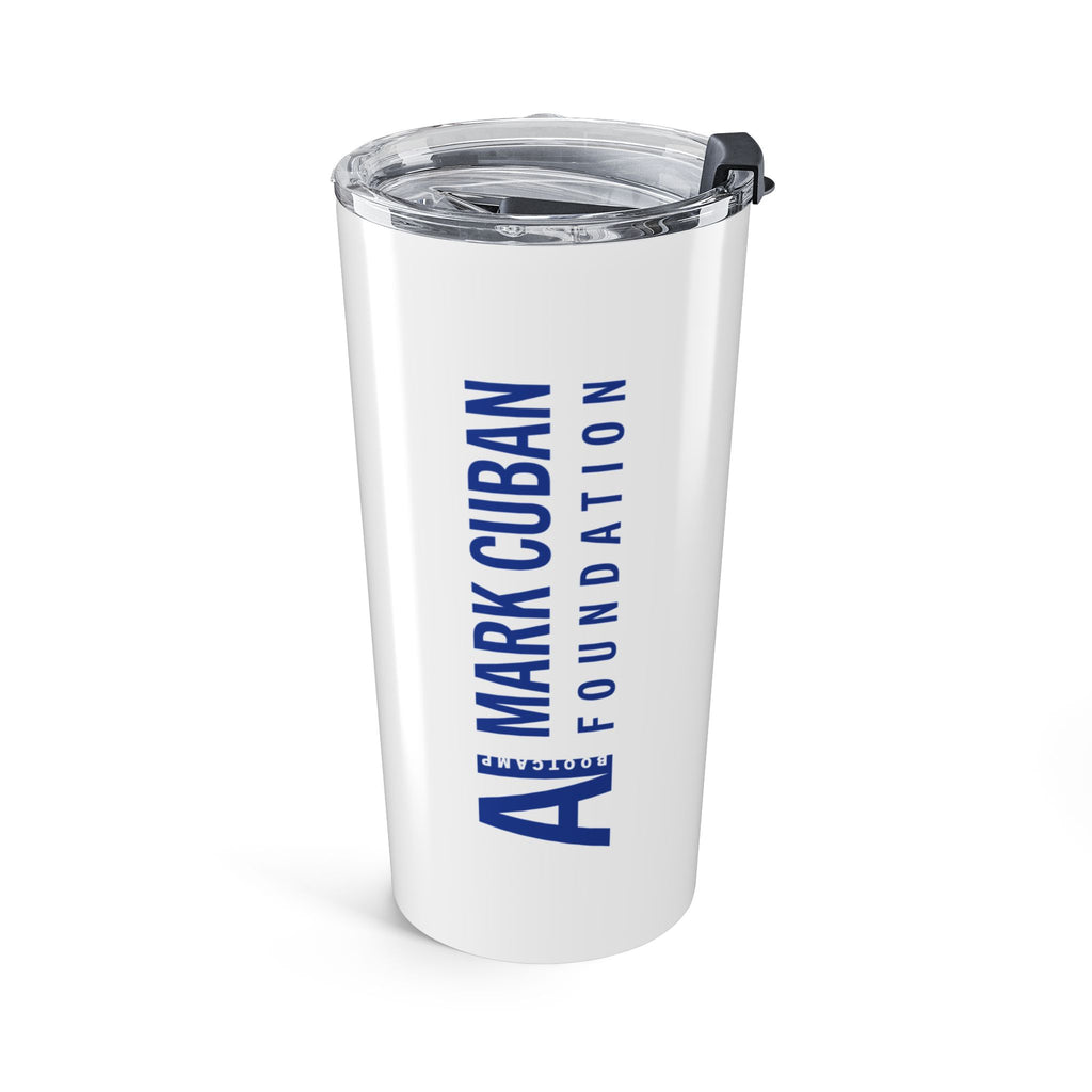 Logo 20oz Insulated Tumbler – Sleek White Travel Cup