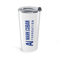 Logo 20oz Insulated Tumbler – Sleek White Travel Cup