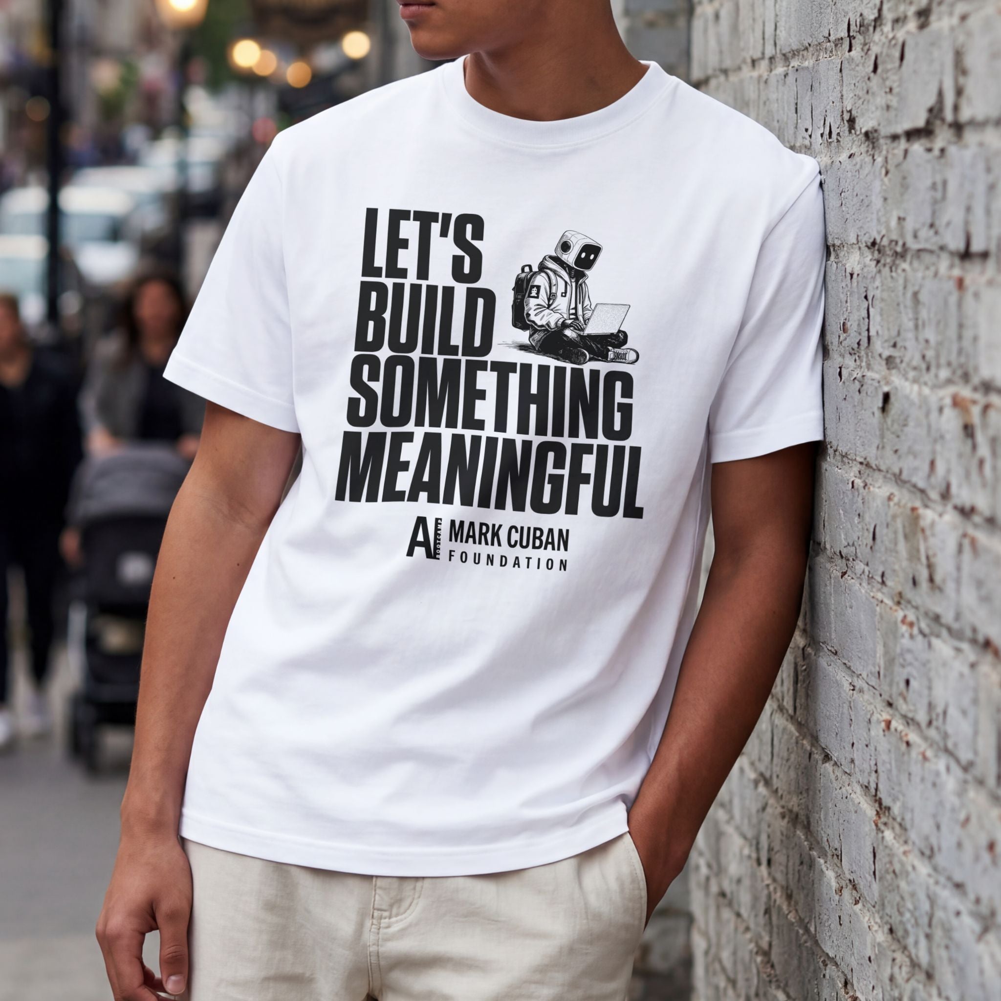 Let's Build Something Meaningful Unisex T-shirt